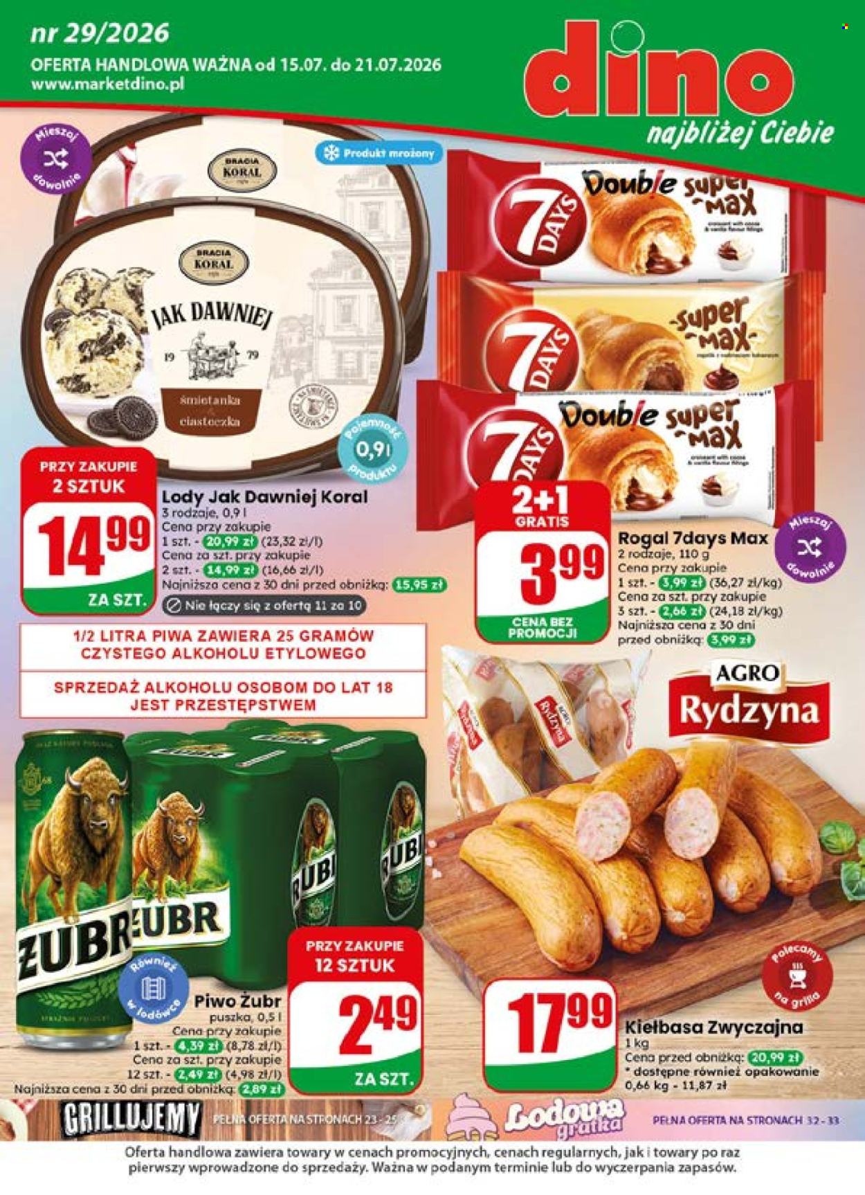 Gazetka Dino - 15.07.2026 - 21.07.2026. Strona 1