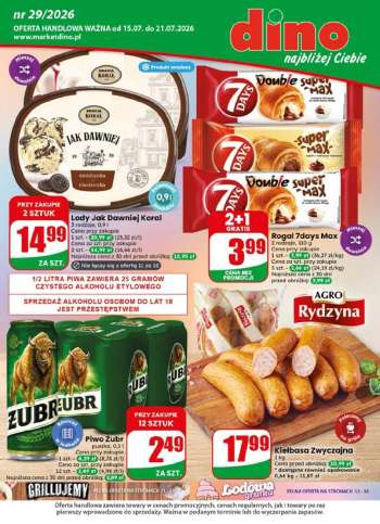 Gazetka Dino - 15.07.2026 - 21.07.2026.