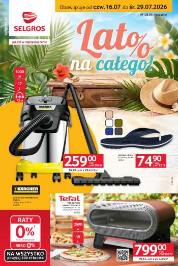 Gazetka Selgros - 16.07.2026 - 29.07.2026.