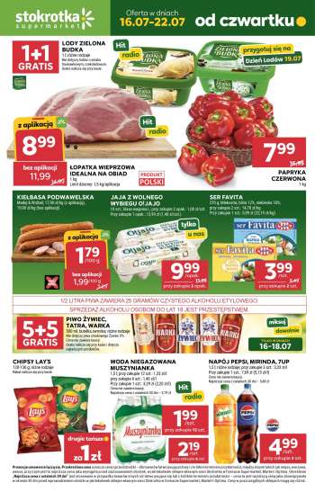 Gazetka Stokrotka Supermarket - 16.07.2026 - 22.07.2026.