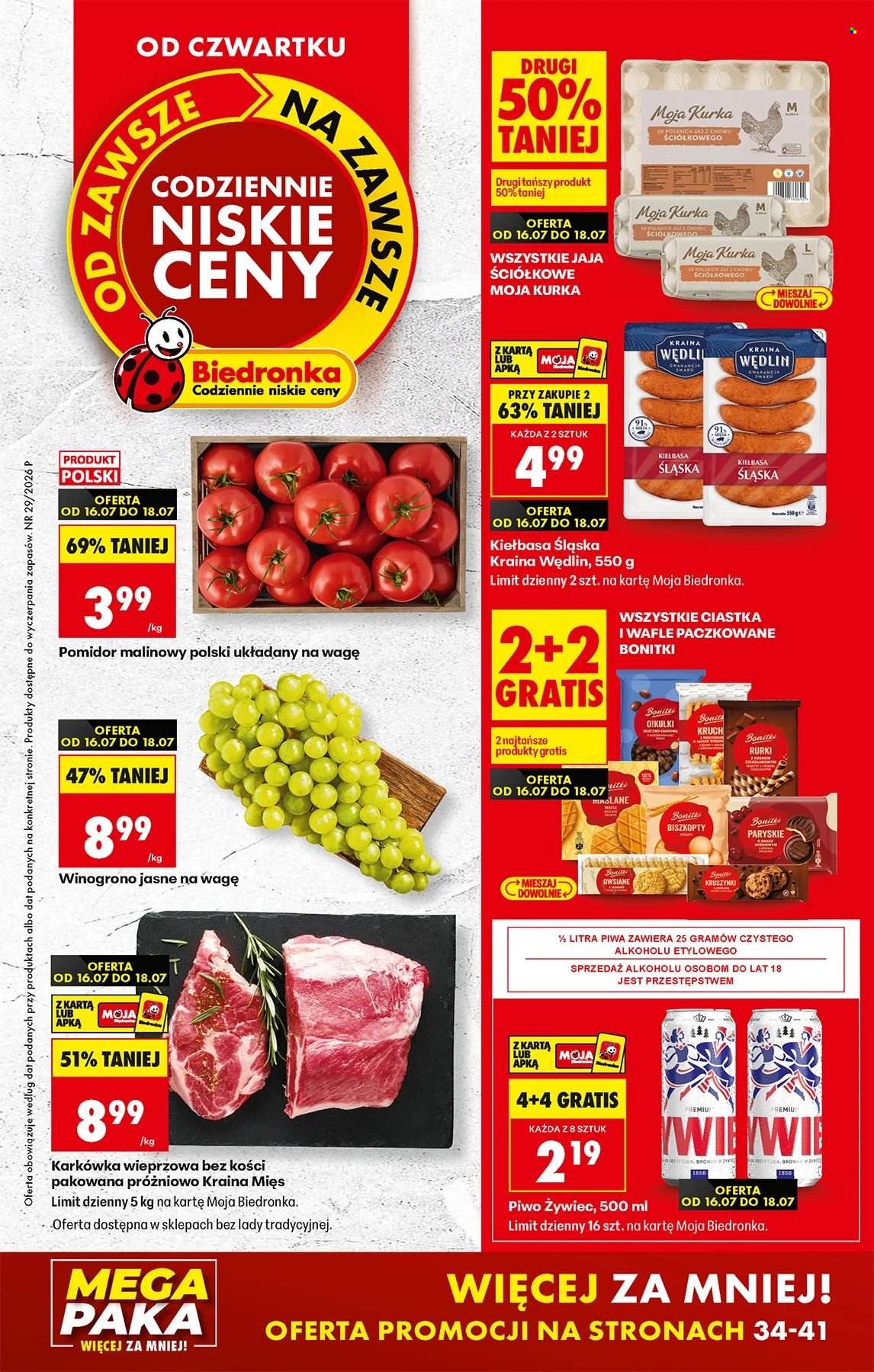 Gazetka Biedronka - 16.07.2026 - 22.07.2026. Strona 1