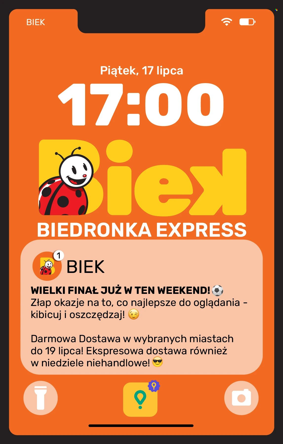 Gazetka Biedronka - 17.07.2026 - 19.07.2026. Strona 1