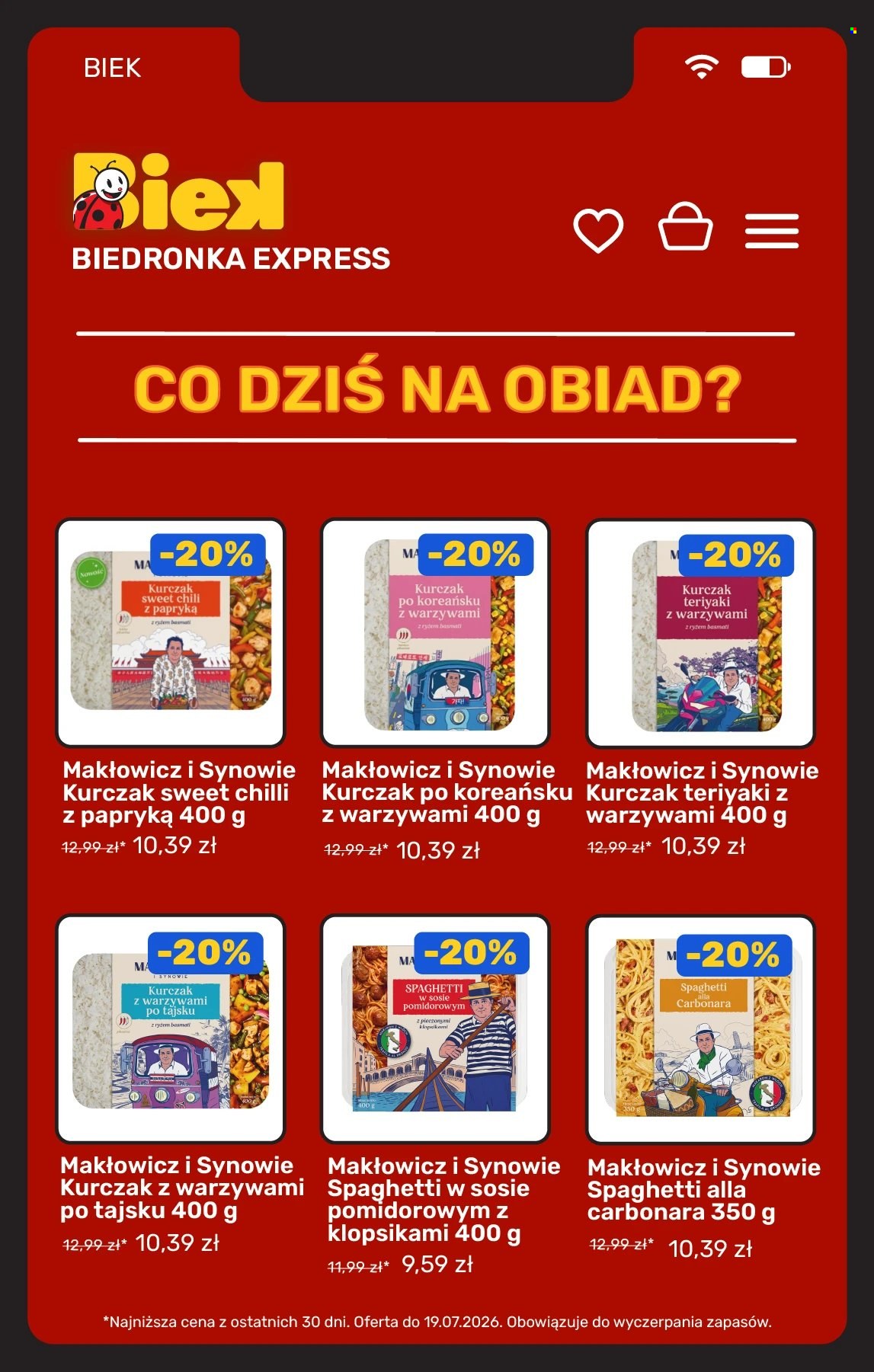 Leták Biedronka - 17.7.2026 - 19.7.2026. Strana 6