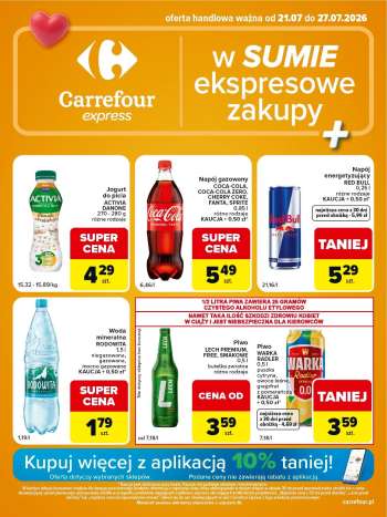 Gazetka Carrefour Express - 21.07.2026 - 27.07.2026.