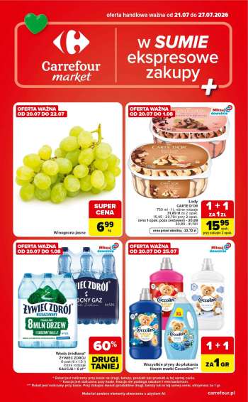 Gazetka Carrefour Market - 21.07.2026 - 27.07.2026.