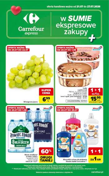 Gazetka Carrefour Express - 21.07.2026 - 27.07.2026.
