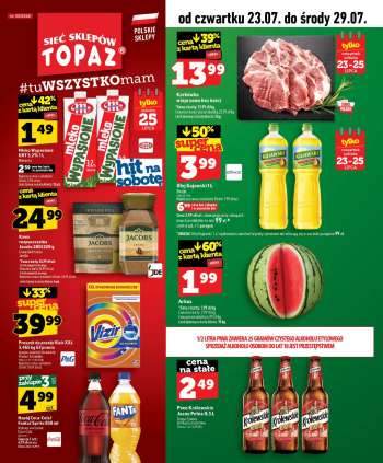 Gazetka Topaz - 23.07.2026 - 29.07.2026.
