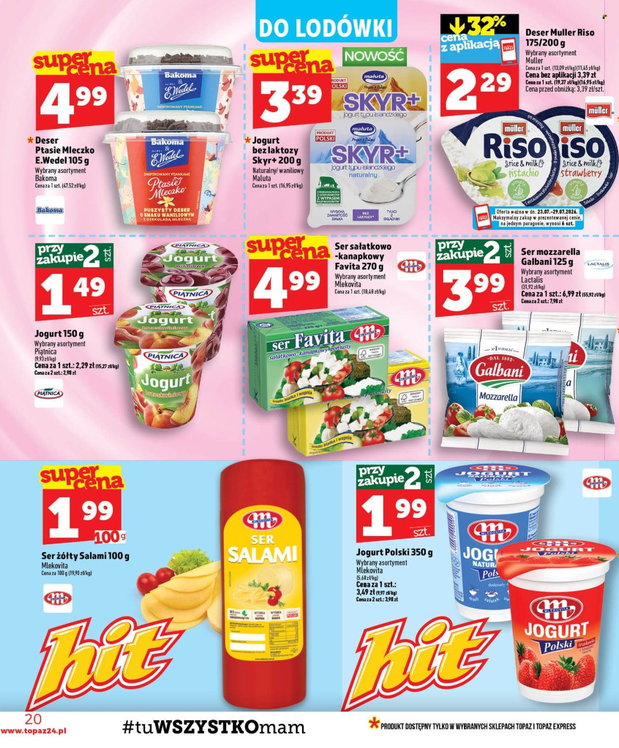 Gazetka Topaz - 23.07.2026 - 29.07.2026. Strona 20