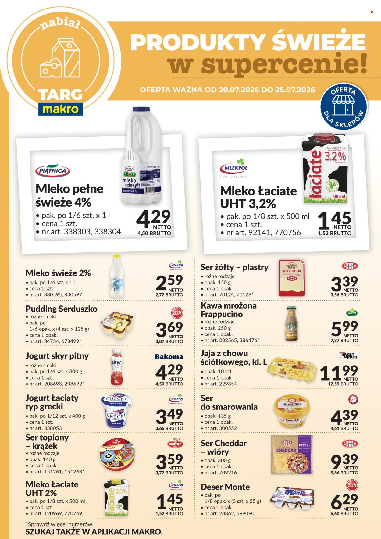 Gazetka Makro - 20.07.2026 - 25.07.2026. Strona 1