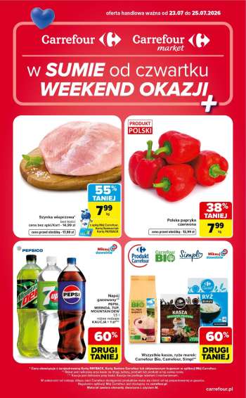 Gazetka Carrefour - 23.07.2026 - 25.07.2026.