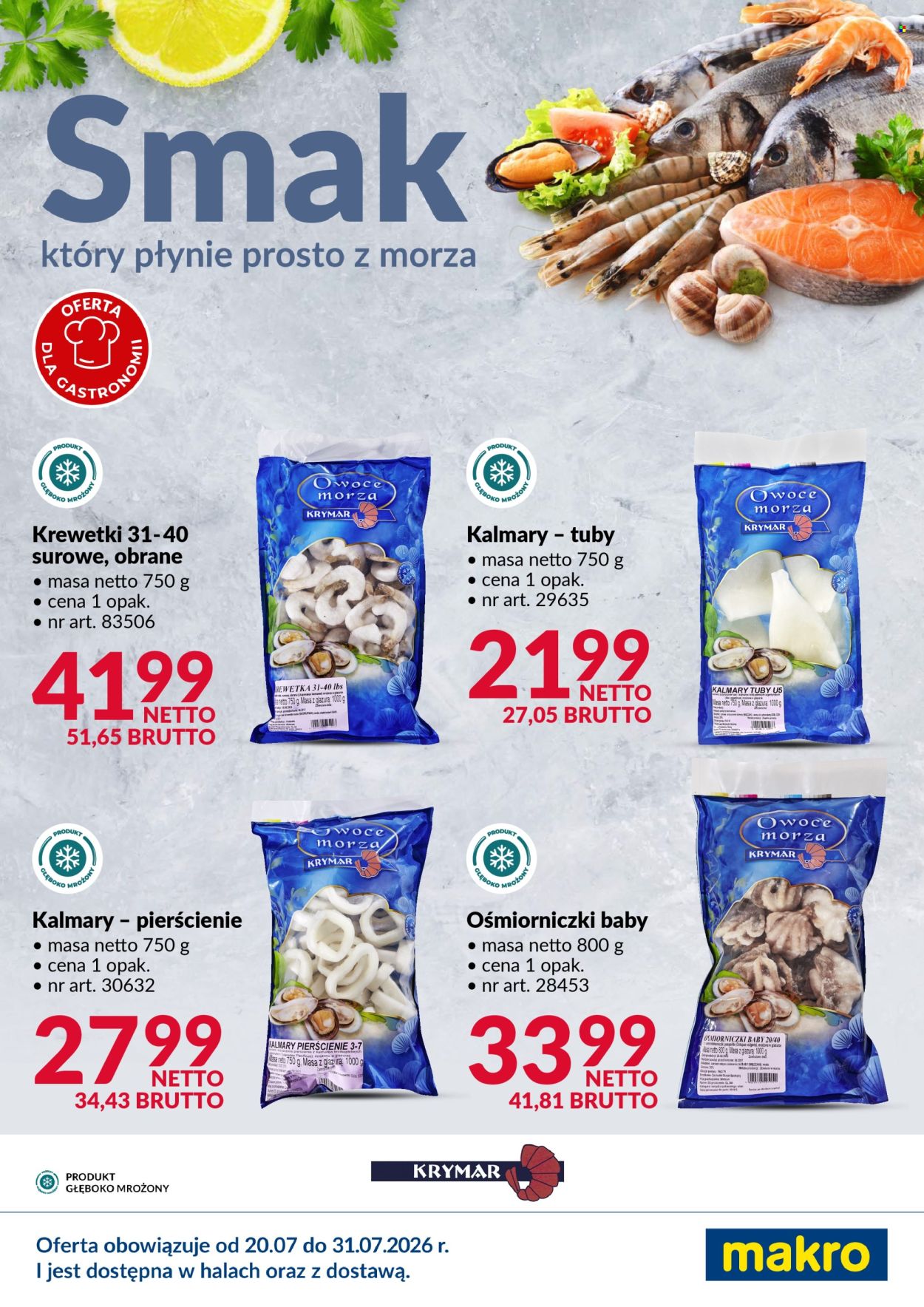 Gazetka Makro - 20.07.2026 - 31.07.2026. Strona 1