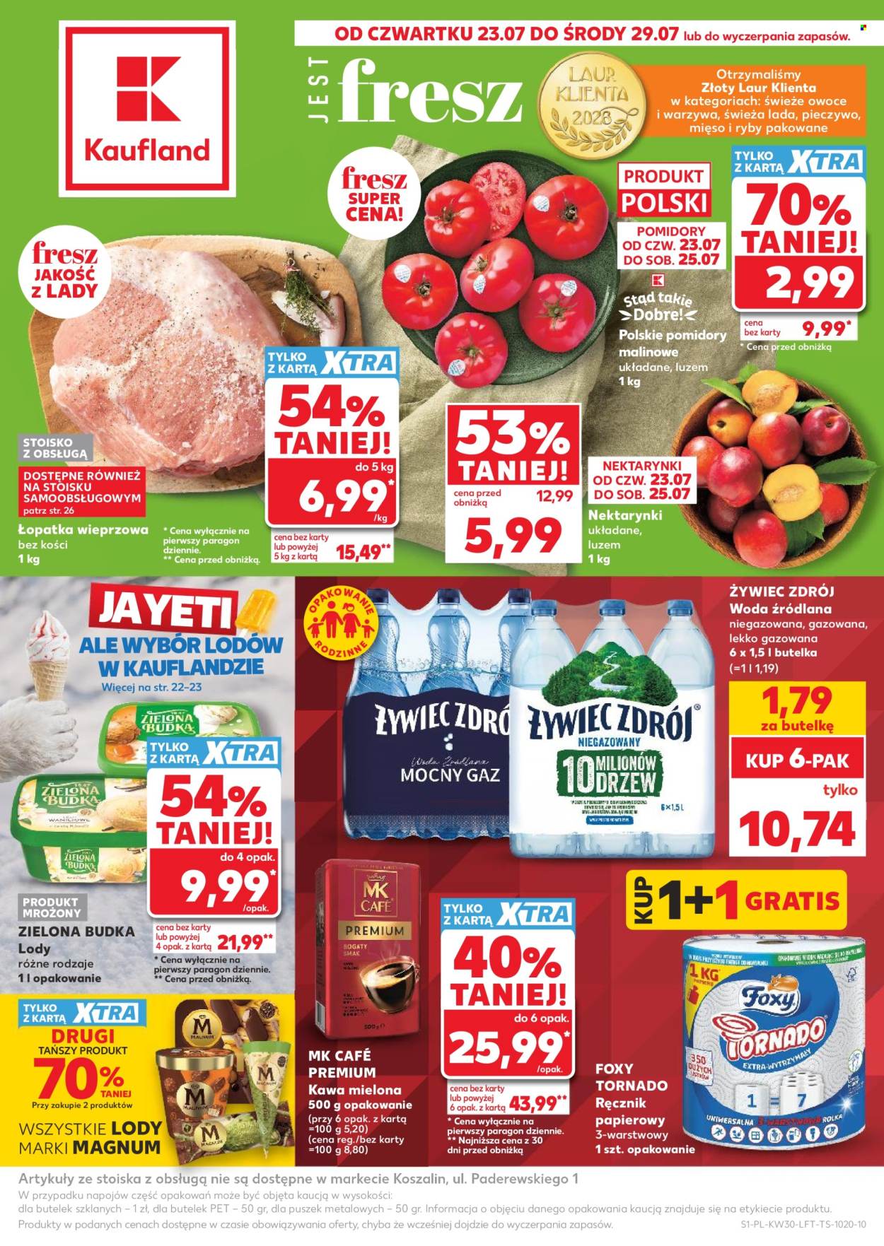 Gazetka Kaufland - 23.07.2026 - 29.07.2026. Strona 1