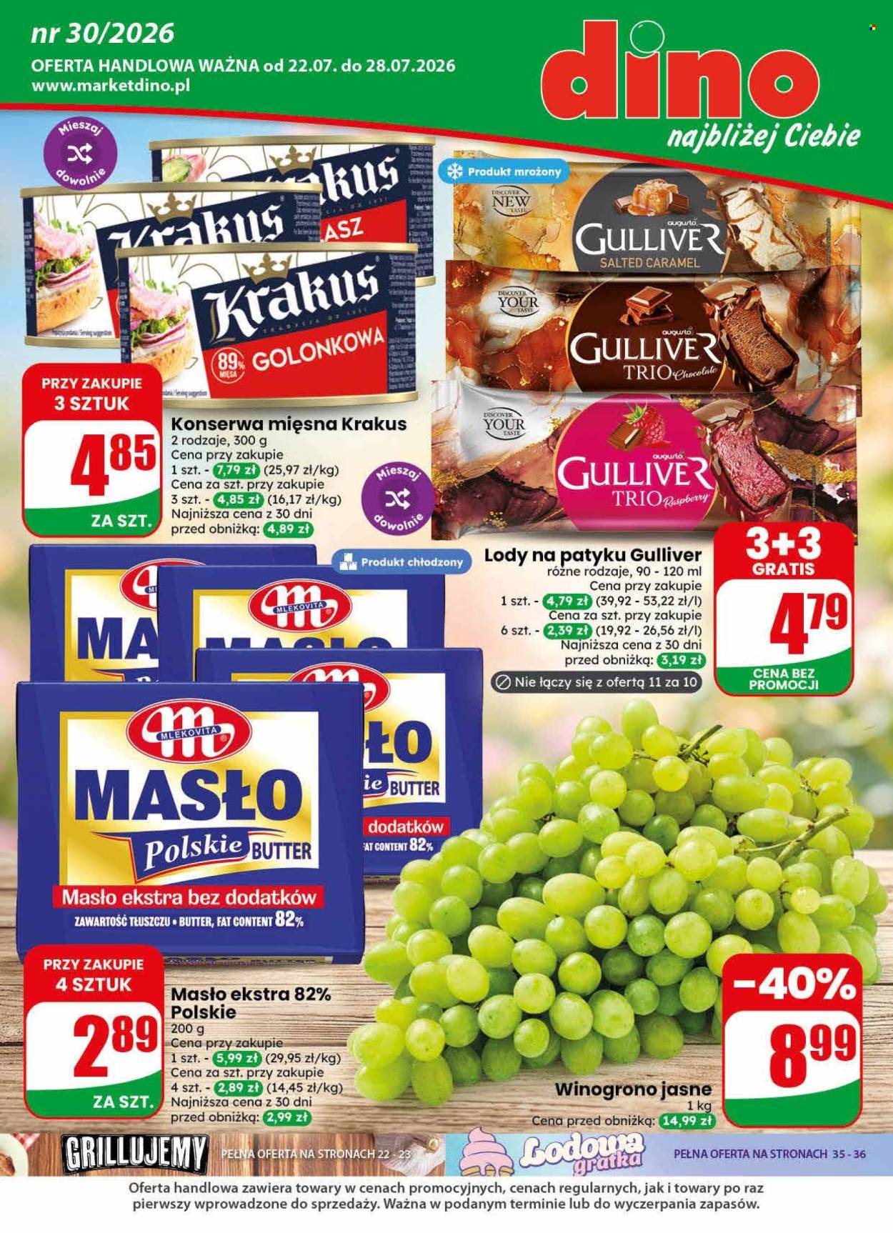 Gazetka Dino - 22.07.2026 - 28.07.2026. Strona 1