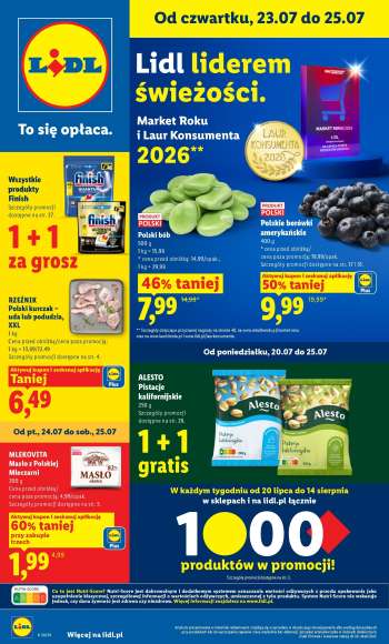 Gazetka Lidl - 23.07.2026 - 25.07.2026.