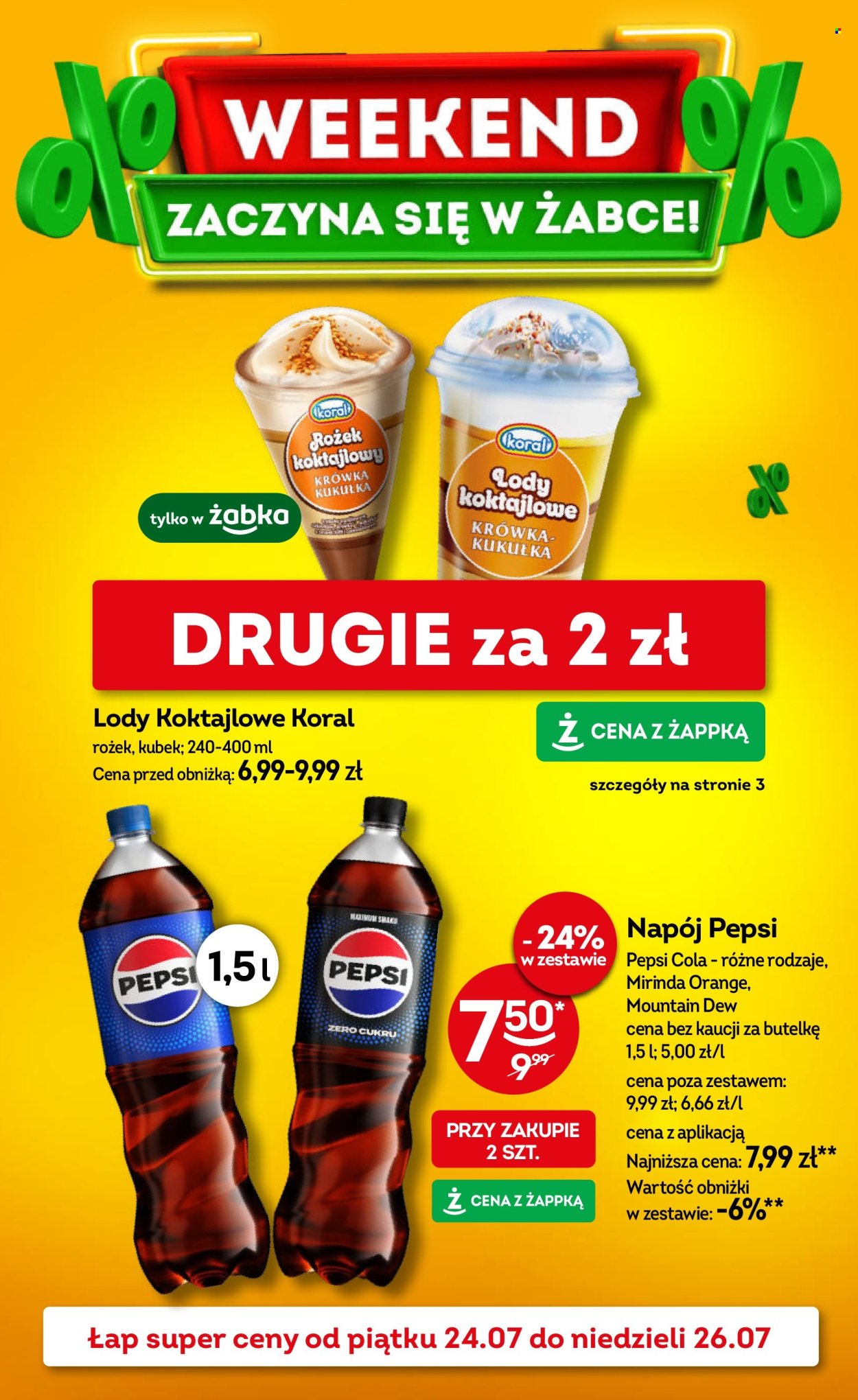 Gazetka Żabka - 24.07.2026 - 26.07.2026. Strona 1