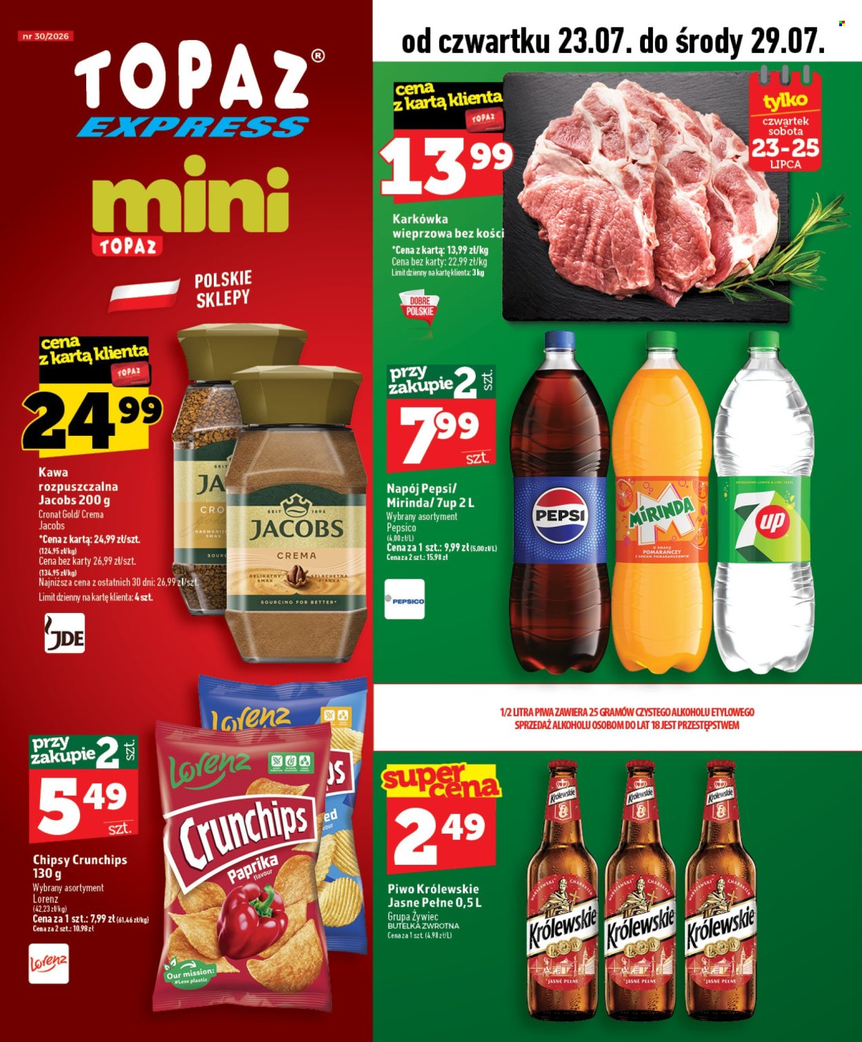 Gazetka Topaz - 23.07.2026 - 29.07.2026. Strona 1