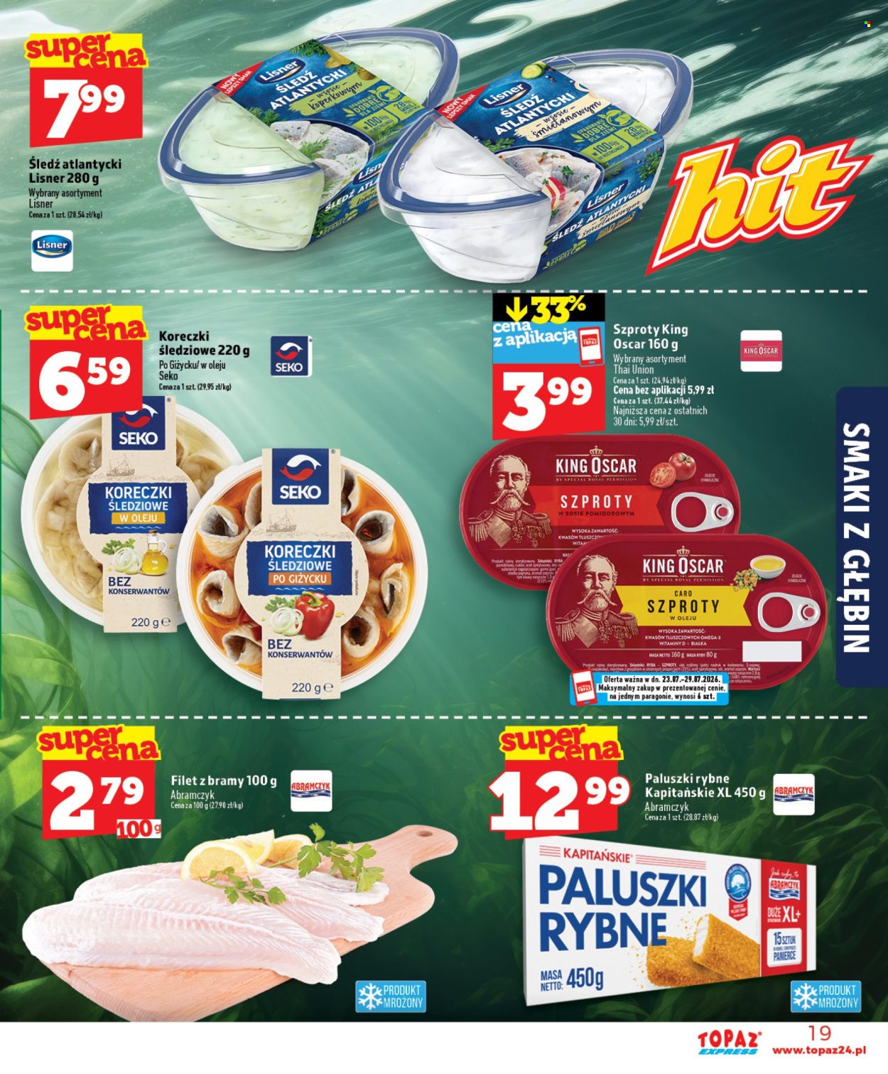 Gazetka Topaz - 23.07.2026 - 29.07.2026. Strona 19