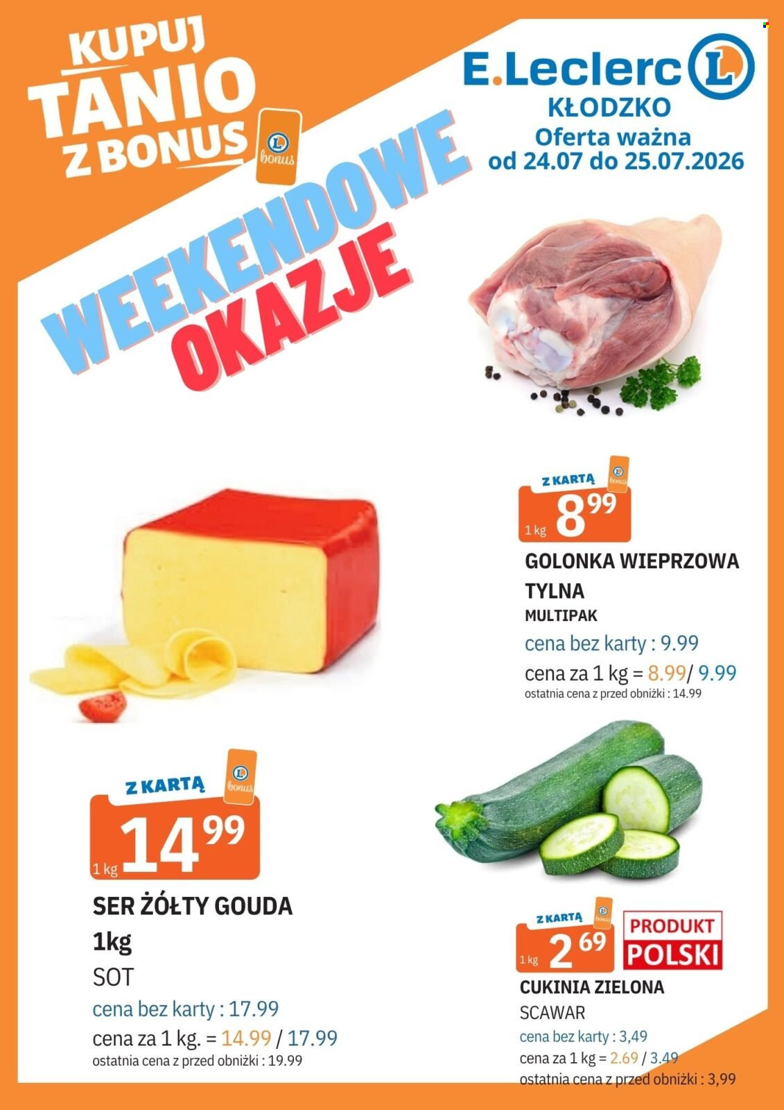 Gazetka E.Leclerc - 24.07.2026 - 25.07.2026. Strona 1