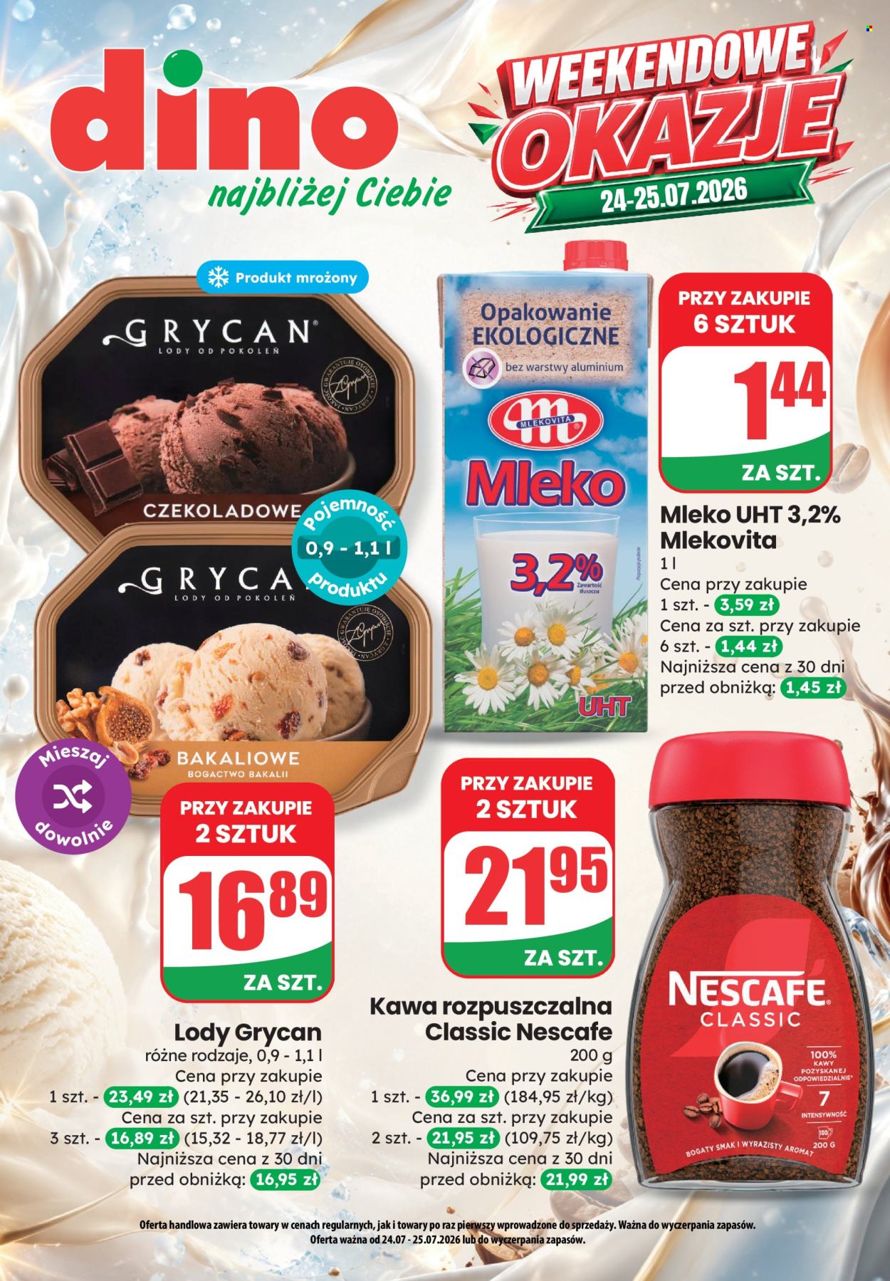 Gazetka Dino - 24.07.2026 - 25.07.2026. Strona 1