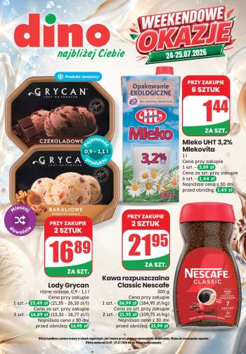Gazetka Dino - 24.07.2026 - 25.07.2026.