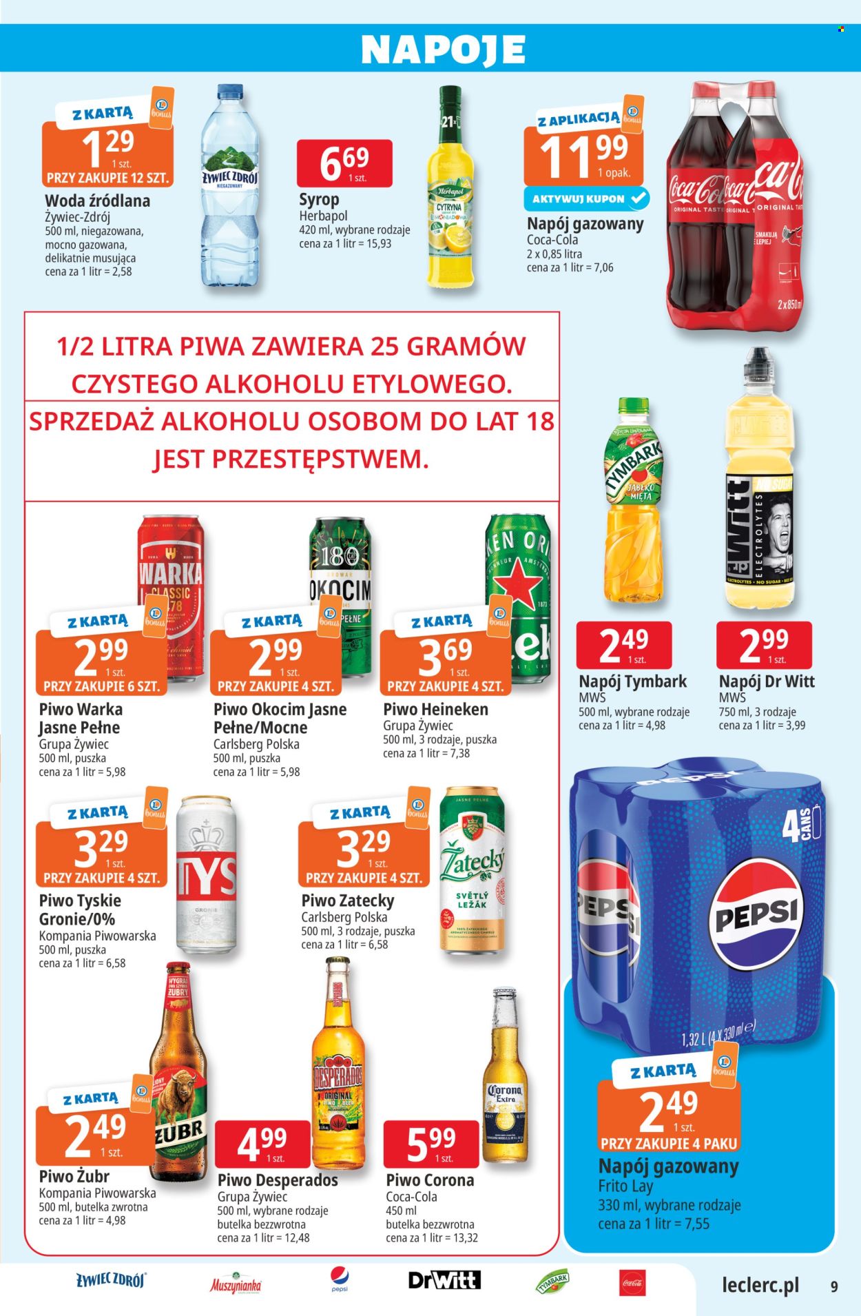 Gazetka E.Leclerc - 28.07.2026 - 8.08.2026. Strona 9