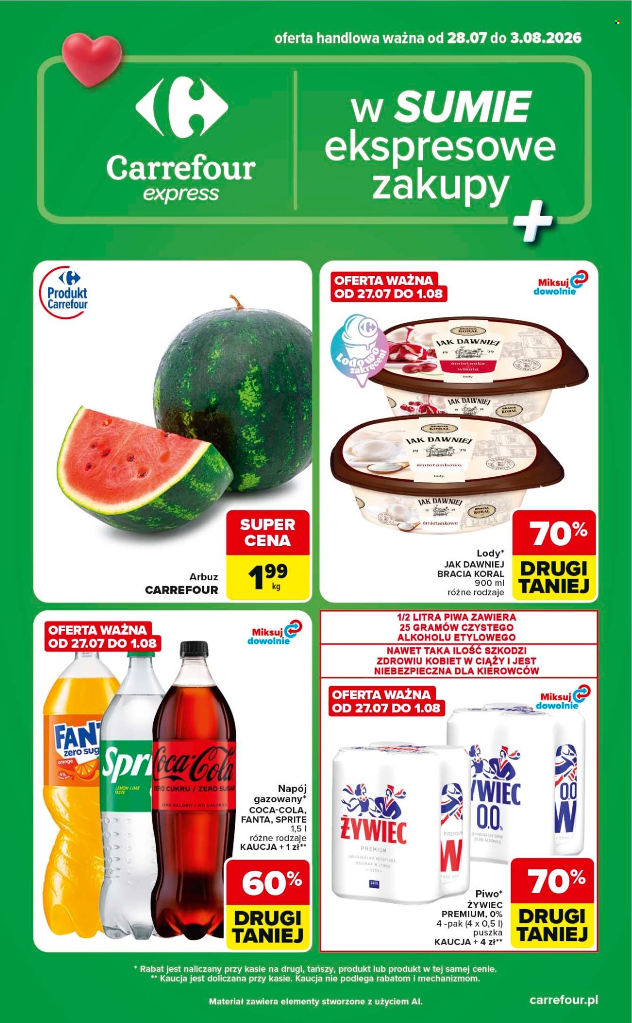 Gazetka Carrefour Express - 28.07.2026 - 3.08.2026. Strona 1