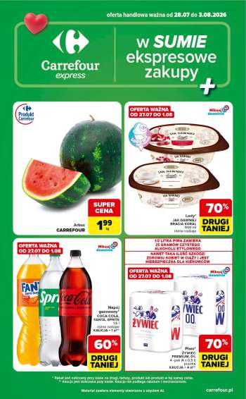 Gazetka Carrefour Express - 28.07.2026 - 3.08.2026.