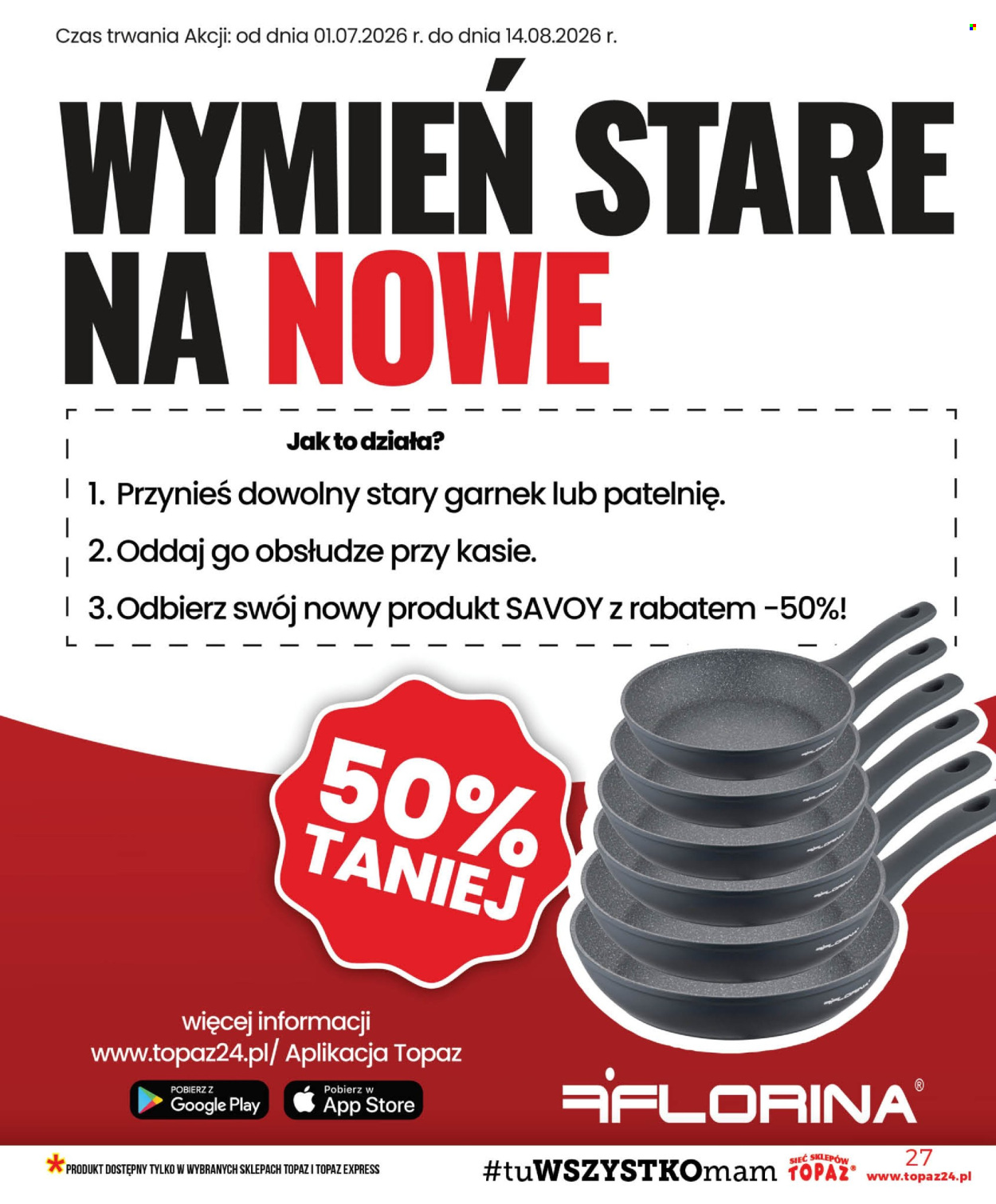 Gazetka Topaz - 30.07.2026 - 5.08.2026. Strona 27