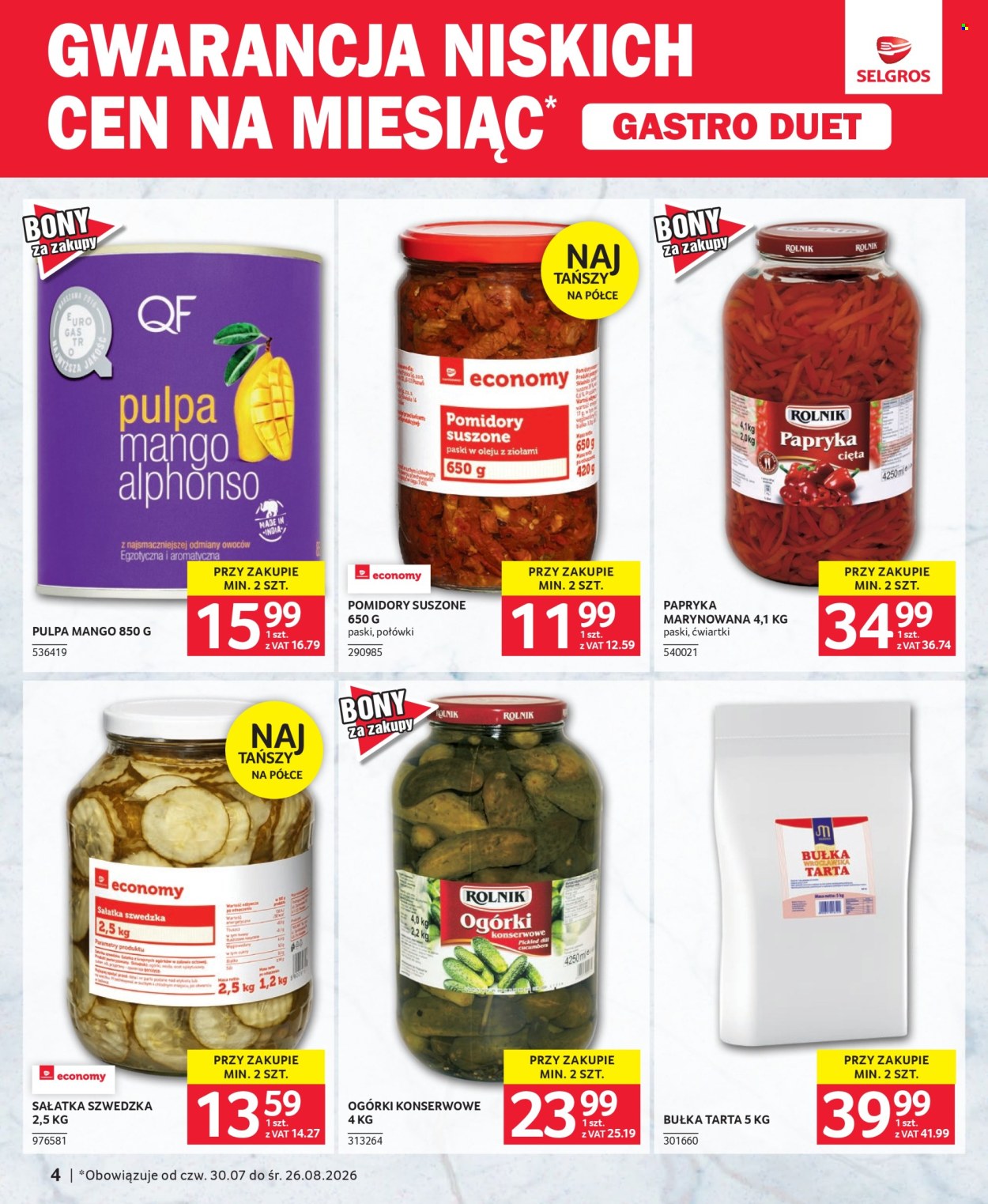 Gazetka Selgros - 30.07.2026 - 26.08.2026. Strona 4