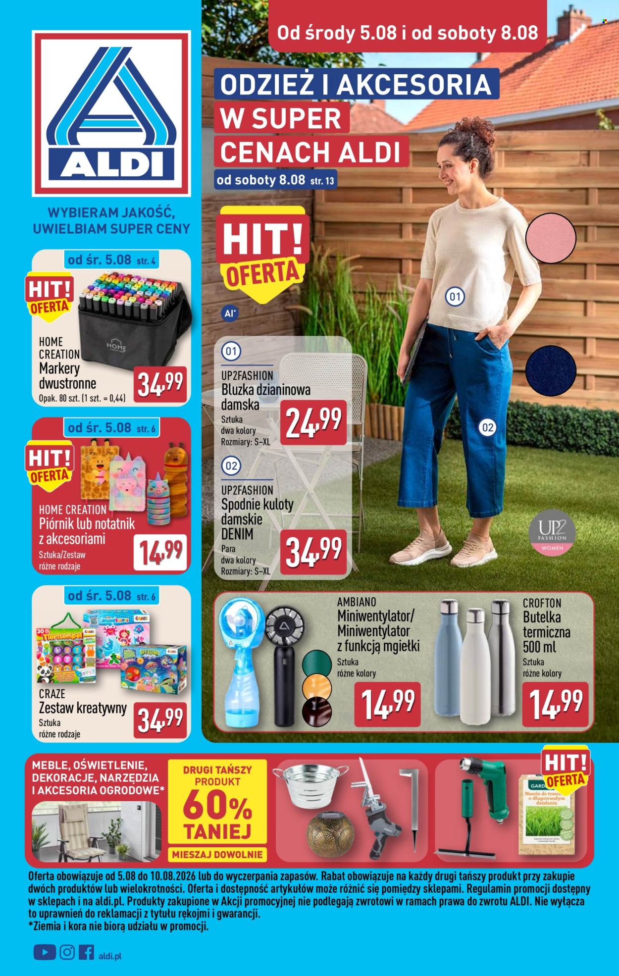 Gazetka ALDI - 5.08.2026 - 8.08.2026. Strona 1