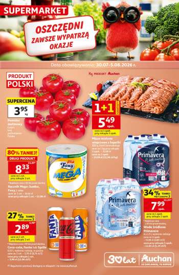 Gazetka Auchan - 30.07.2026 - 5.08.2026.