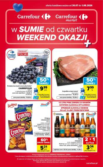Gazetka Carrefour - 30.07.2026 - 1.08.2026.