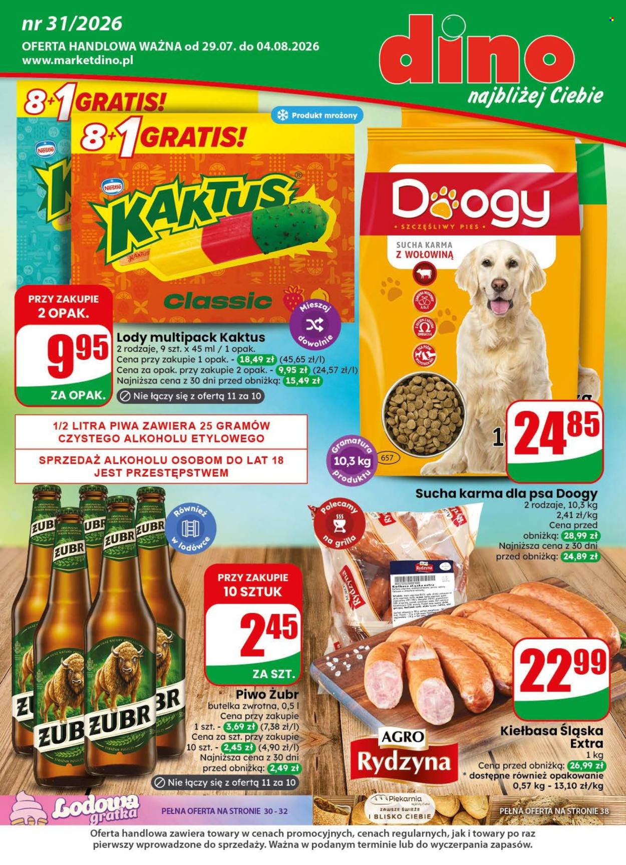 Gazetka Dino - 29.07.2026 - 4.08.2026. Strona 1
