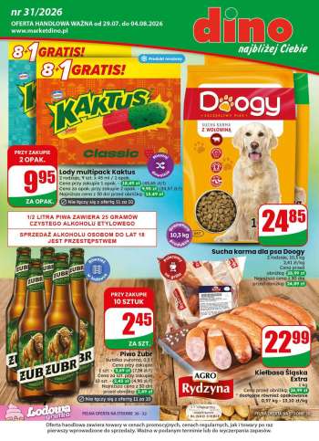 Gazetka Dino - 29.07.2026 - 4.08.2026.