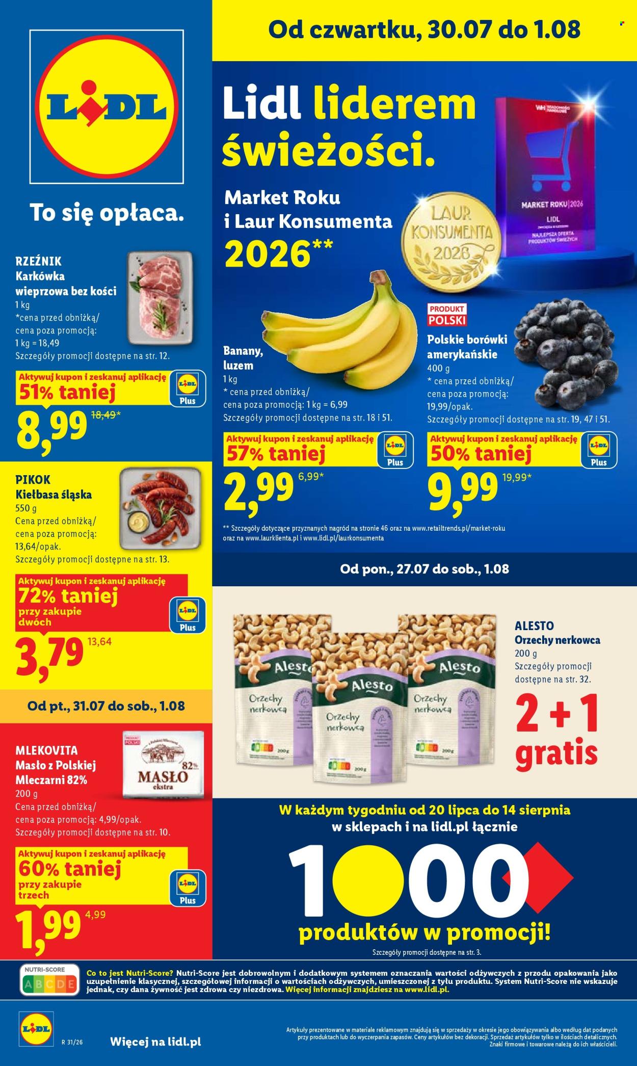 Gazetka Lidl - 30.07.2026 - 1.08.2026. Strona 1