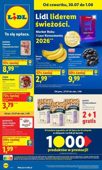 Gazetka Lidl - 30.07.2026 - 1.08.2026.