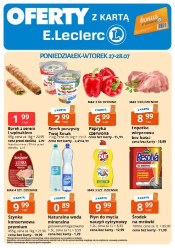 Gazetka E.Leclerc - 28.07.2026 - 1.08.2026.