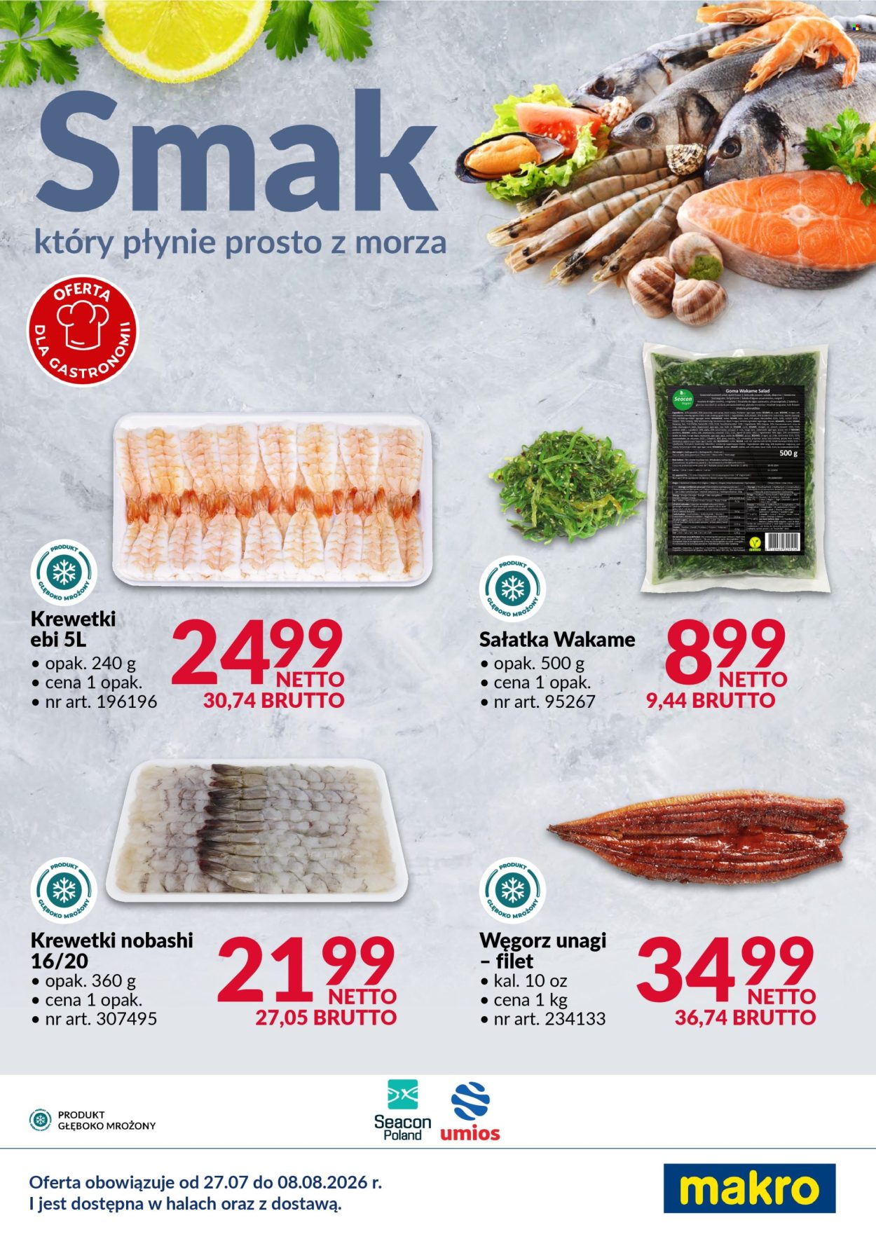 Gazetka Makro - 27.07.2026 - 8.08.2026. Strona 1