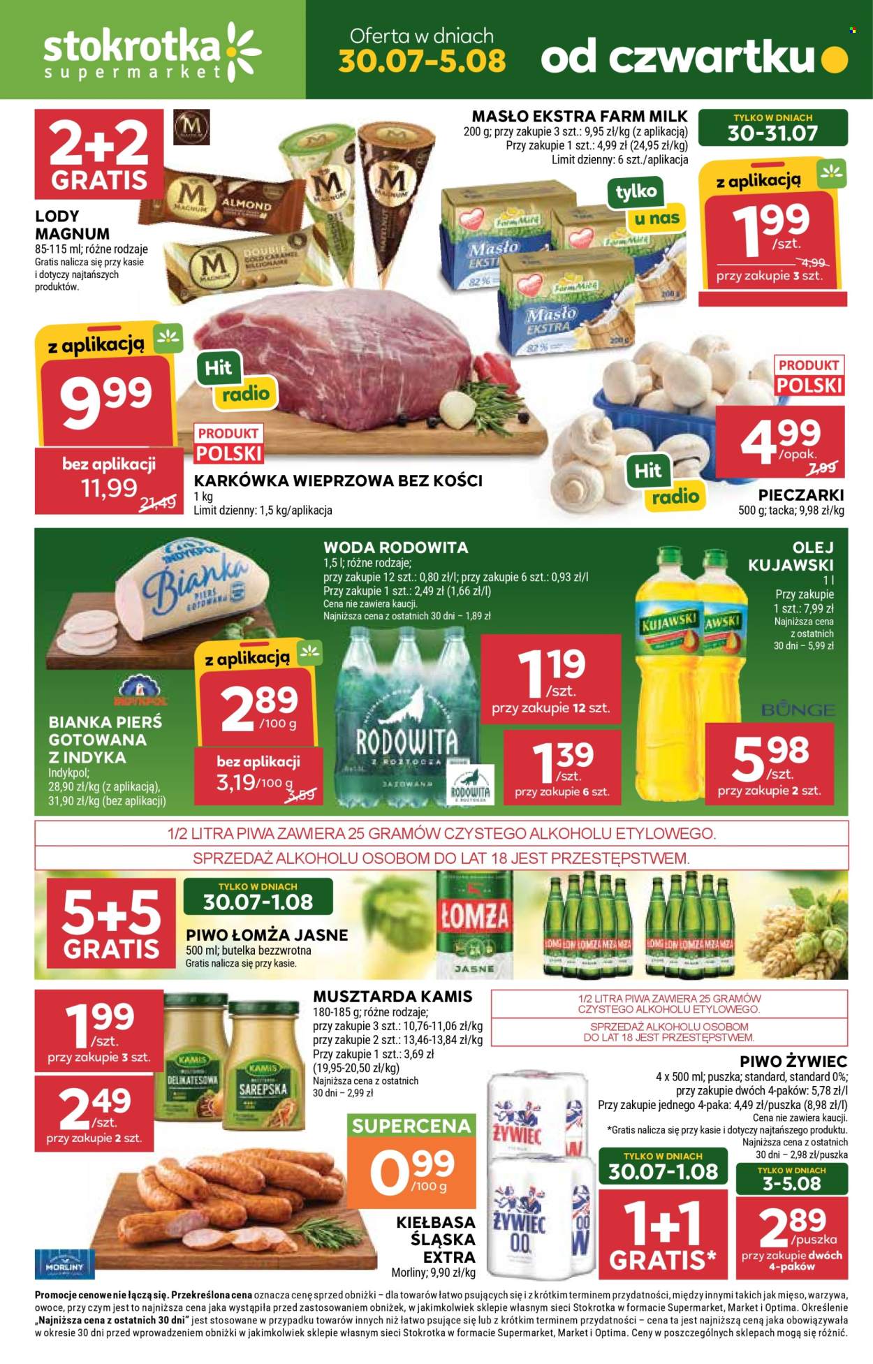 Gazetka Stokrotka Supermarket - 30.07.2026 - 5.08.2026. Strona 1