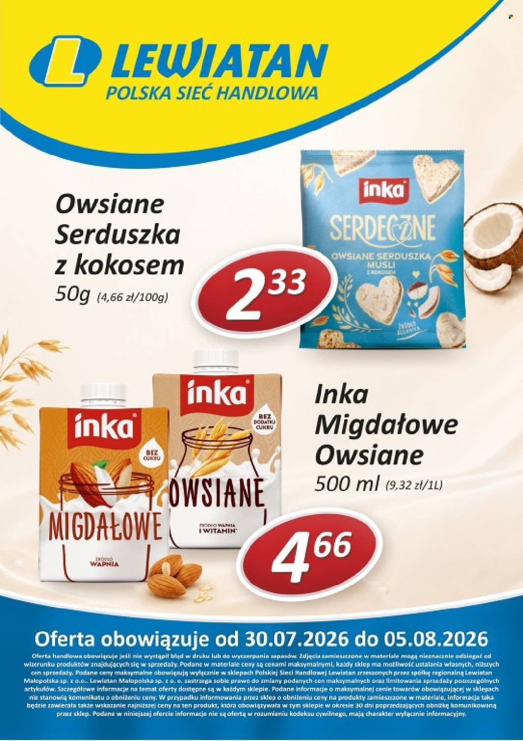 Gazetka Lewiatan - 30.07.2026 - 5.08.2026. Strona 2