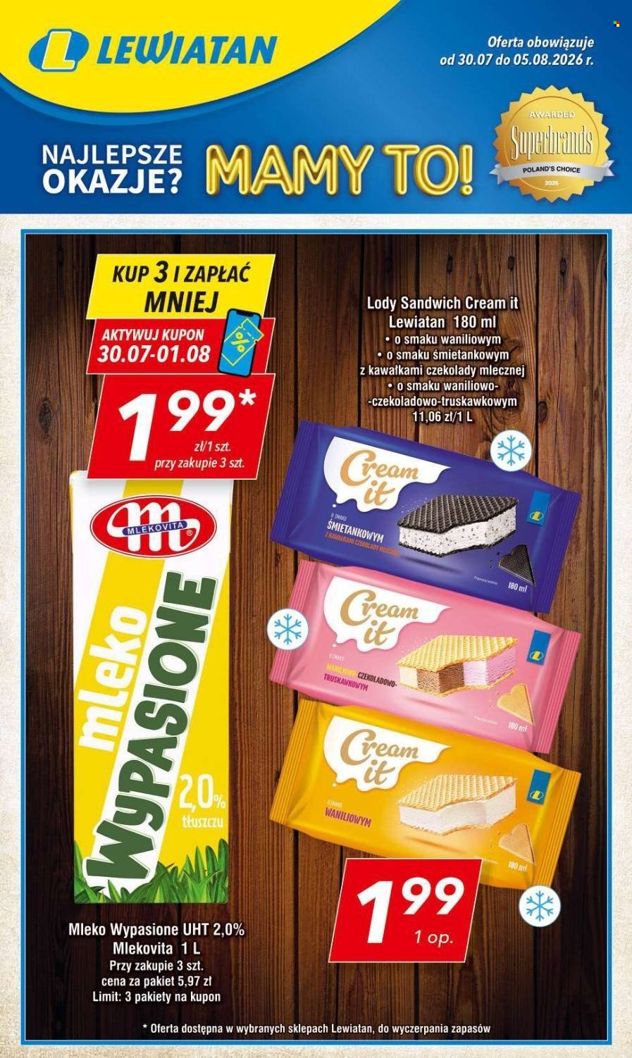 Gazetka Lewiatan - 30.07.2026 - 5.08.2026. Strona 1