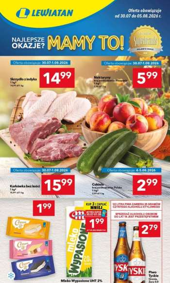 Gazetka Lewiatan - 30.07.2026 - 5.08.2026.