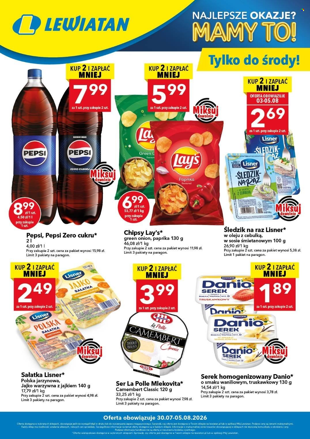 Gazetka Lewiatan - 30.07.2026 - 5.08.2026. Strona 1