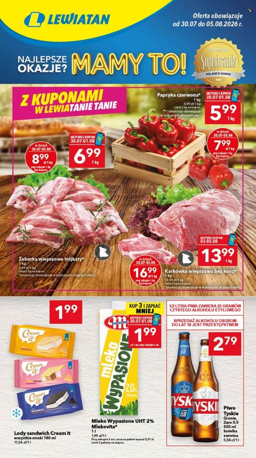 Gazetka Lewiatan - 30.07.2026 - 5.08.2026. Strona 1