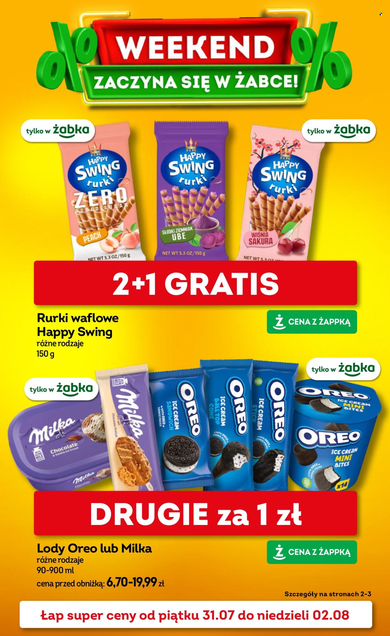 Gazetka Żabka - 31.07.2026 - 2.08.2026. Strona 1