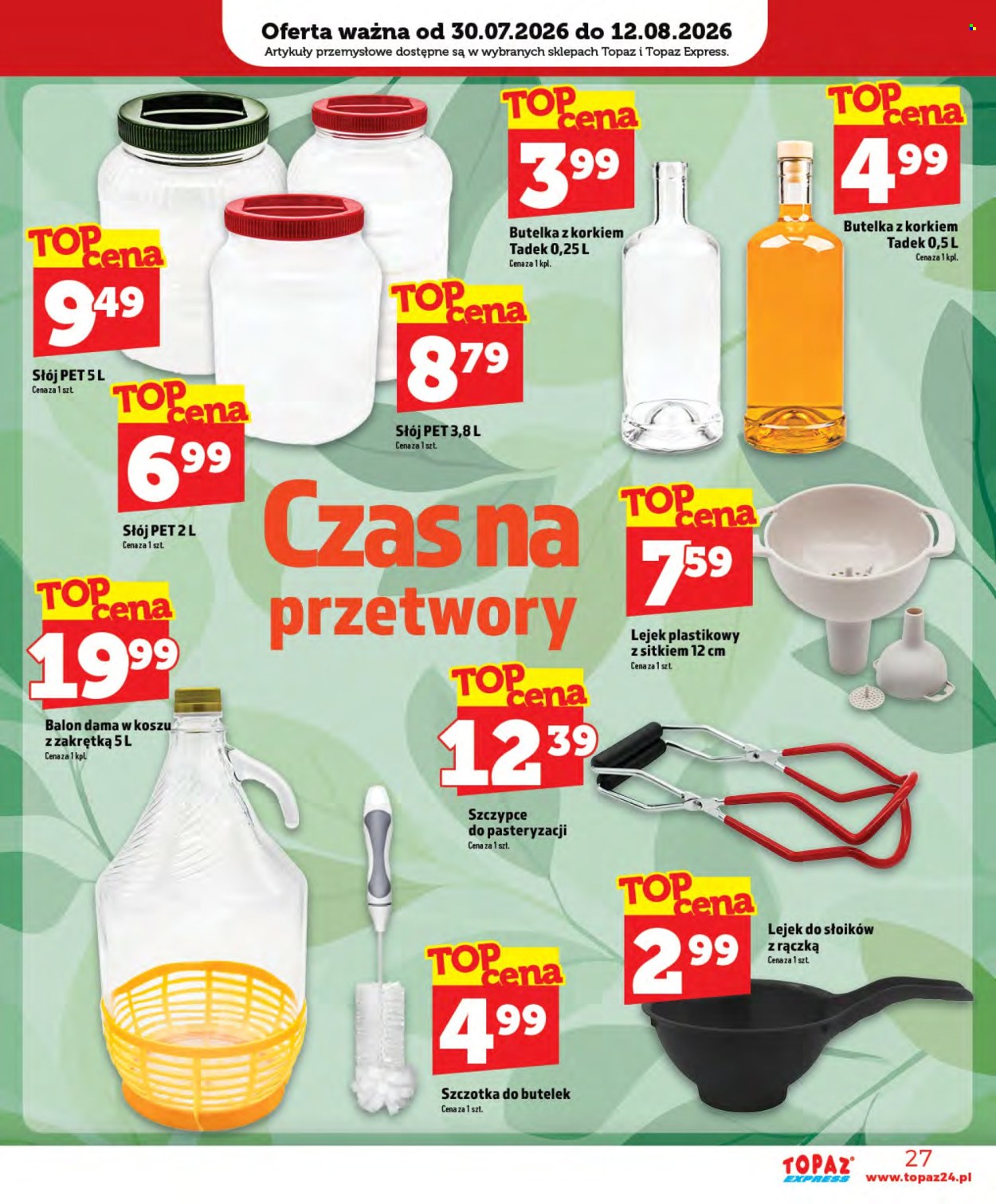 Gazetka Topaz - 30.07.2026 - 5.08.2026. Strona 27
