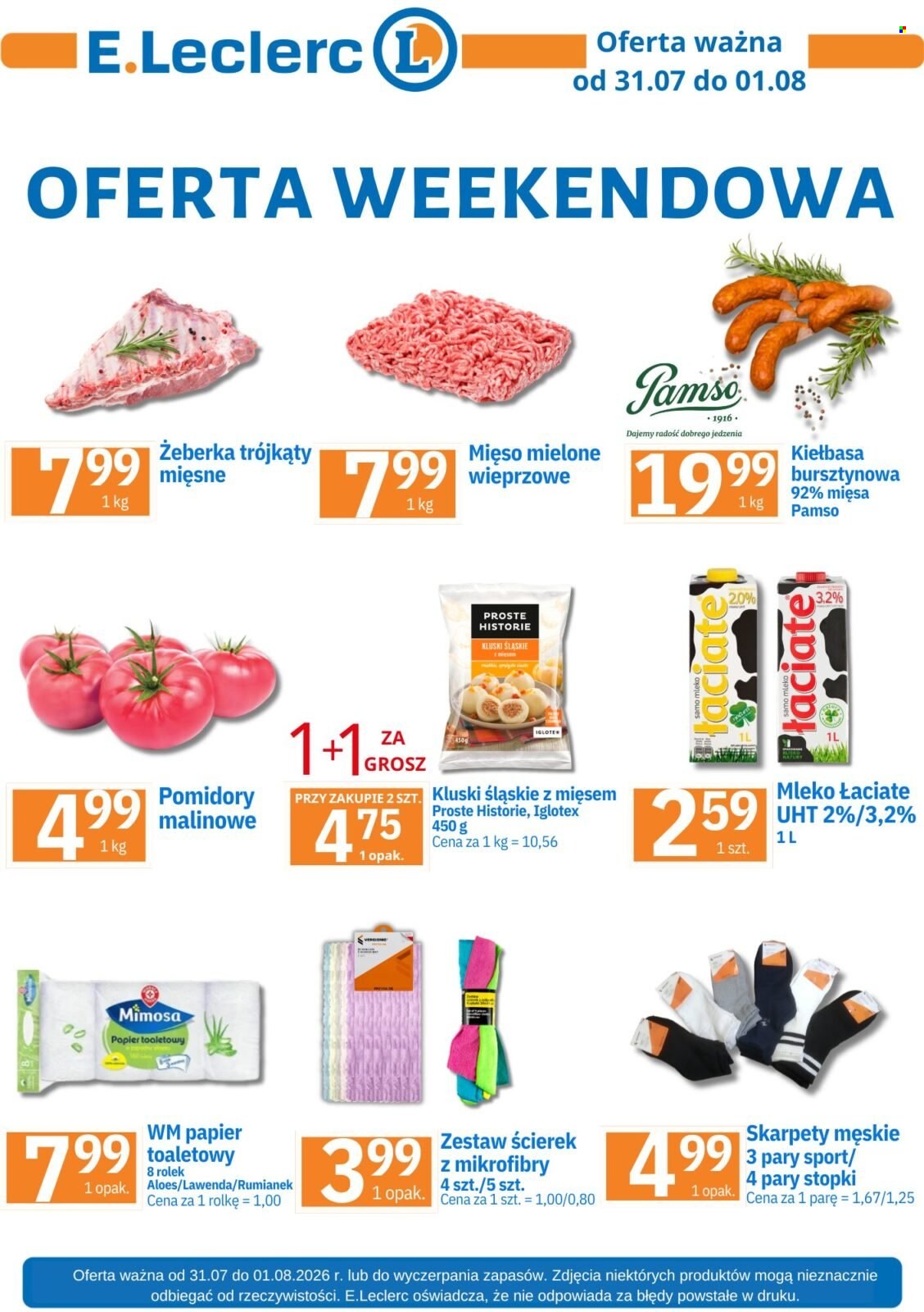 Gazetka E.Leclerc - 31.07.2026 - 1.08.2026. Strona 1