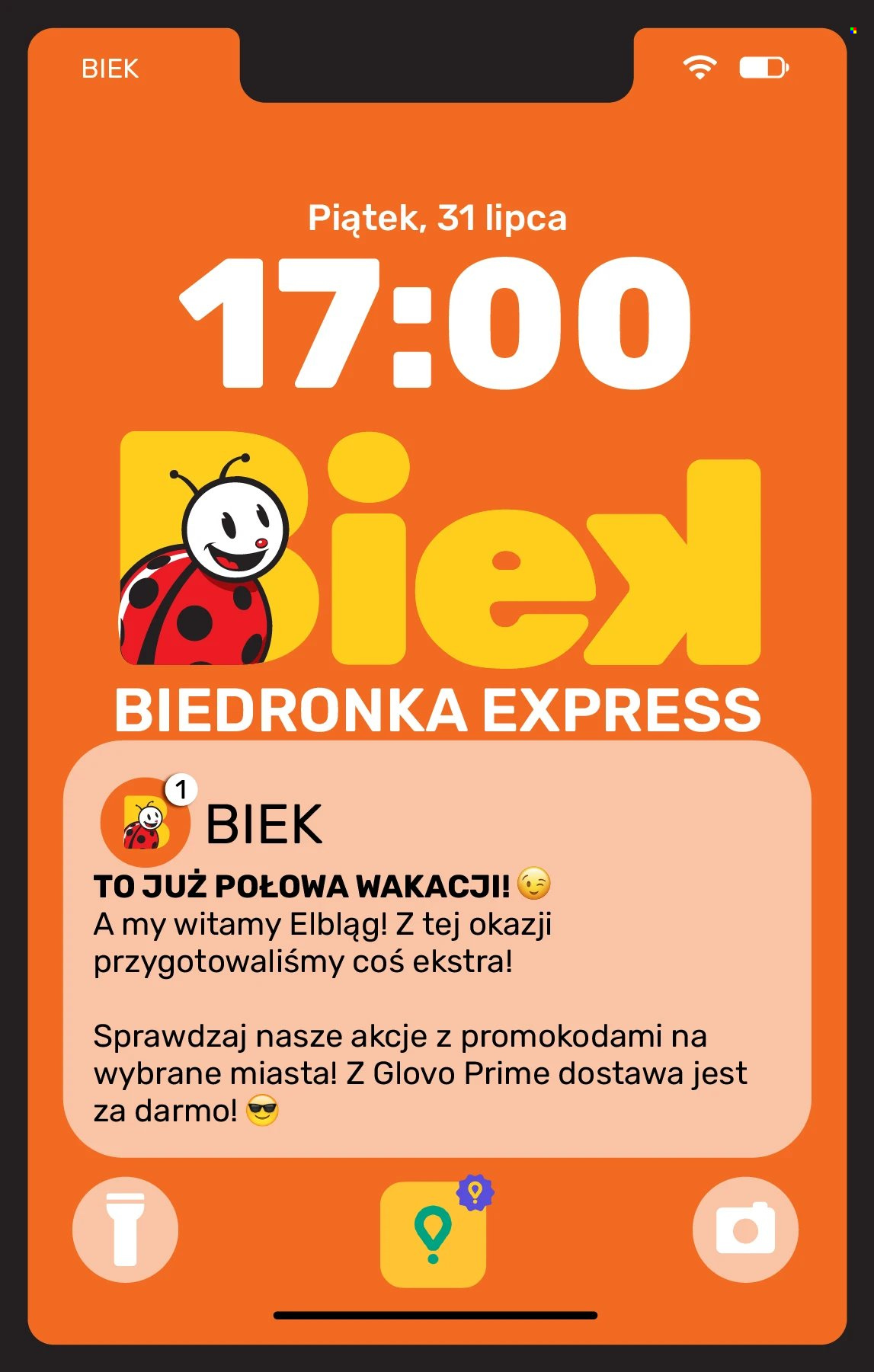 Gazetka Biedronka - 31.07.2026 - 2.08.2026. Strona 1