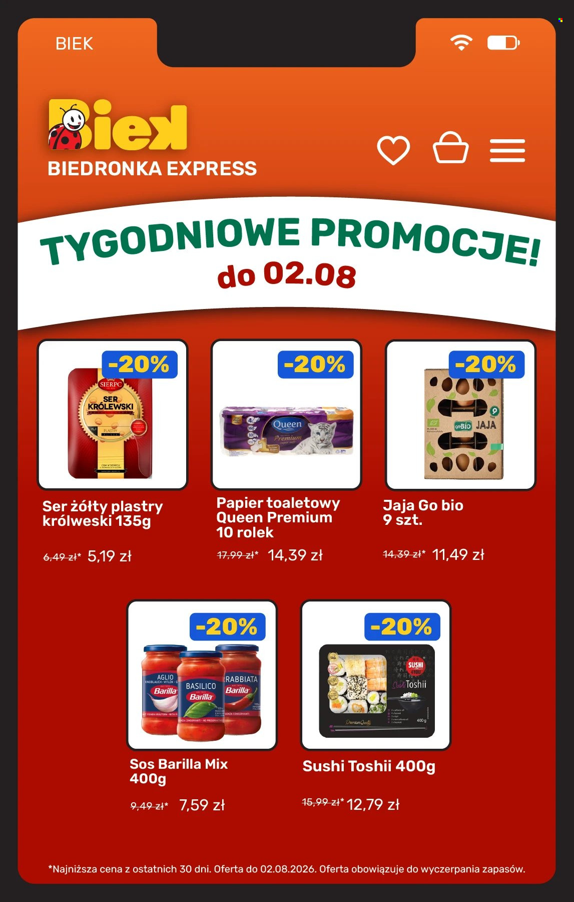 Gazetka Biedronka - 31.07.2026 - 2.08.2026. Strona 6