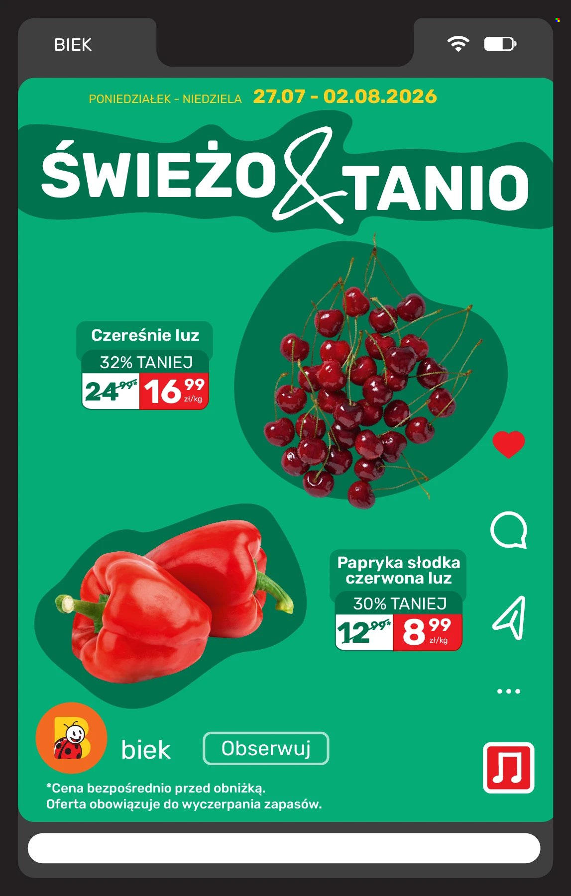 Gazetka Biedronka - 31.07.2026 - 2.08.2026. Strona 8